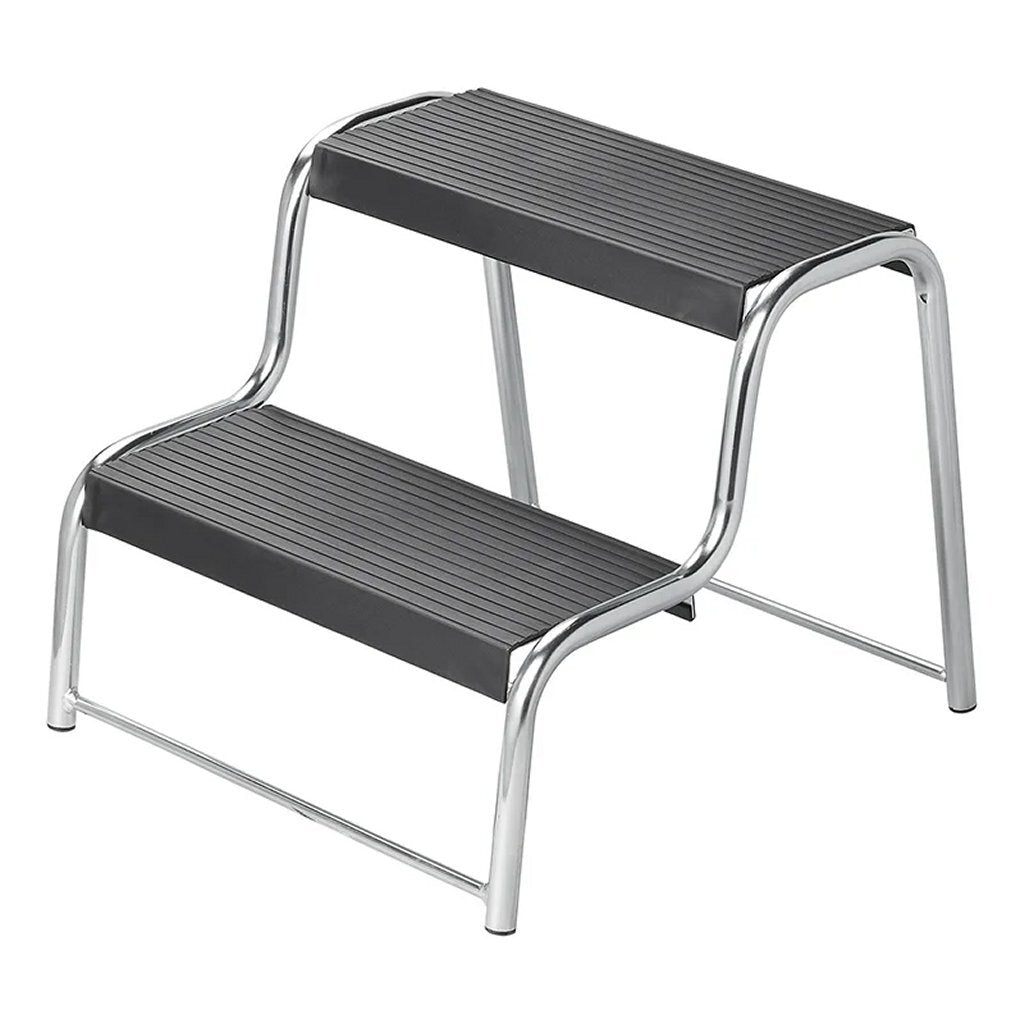 Proplus Opstapje 2 Treden Voor Caravan/Camper Chroom/Zwart