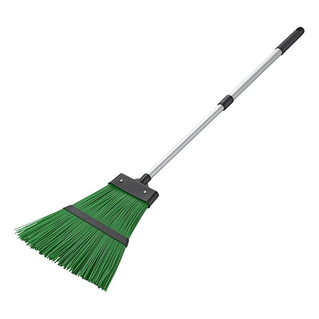 Proplus Nylon Bezem Met Telescopische Steel 89.5-125.5 Cm Groen/Zwart/Grijs