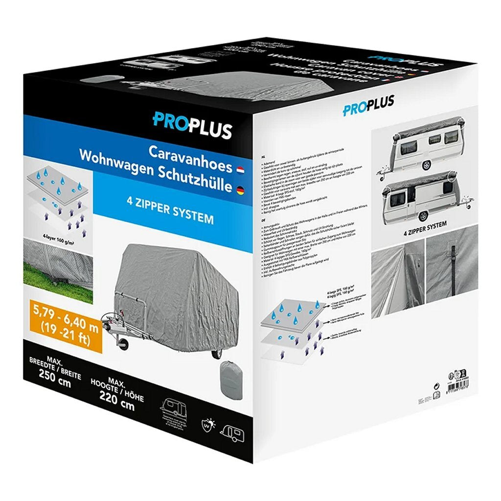 Proplus Caravanhoes 579-640 Cm 250 Cm Grijs