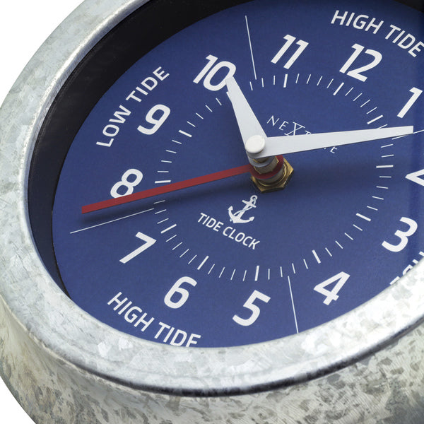 Nextime Ne-4321Bl Tide Getijdenklok 22 Cm Blauw/Metaal
