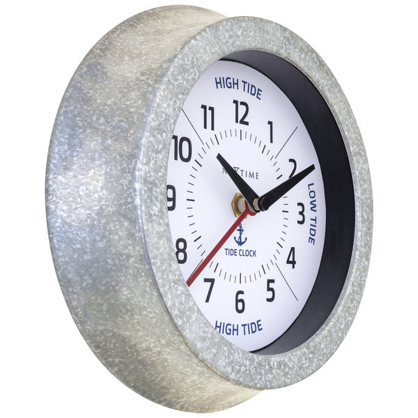 Nextime Ne-4321Wi Tide Getijdenklok 22 Cm Wit/Metaal