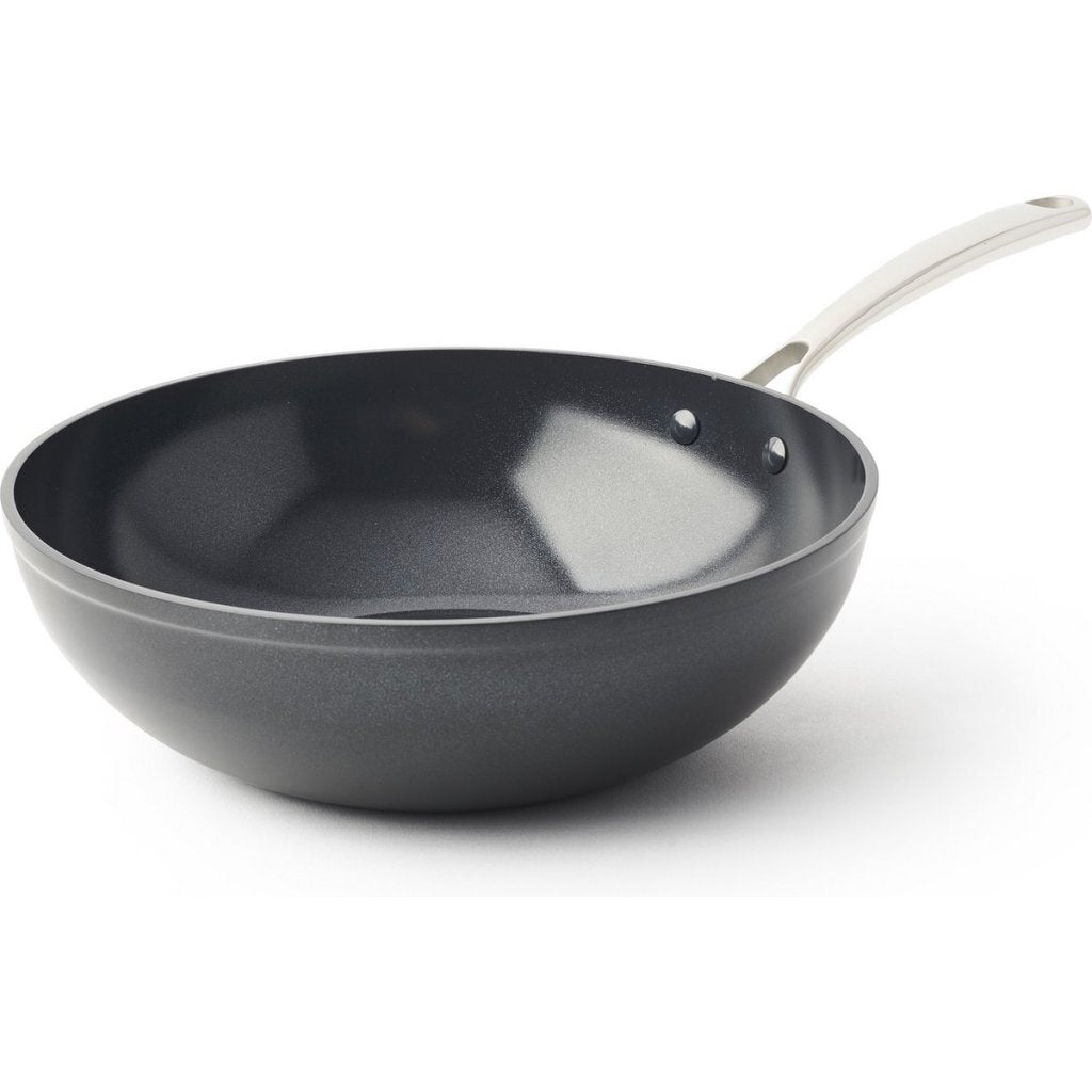 Bk Superior Ceramic Wokpan 30 Cm Zwart