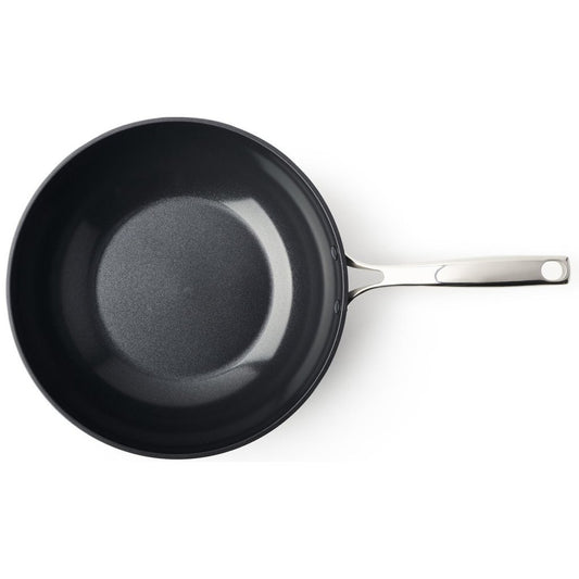 Bk Superior Ceramic Wokpan 30 Cm Zwart