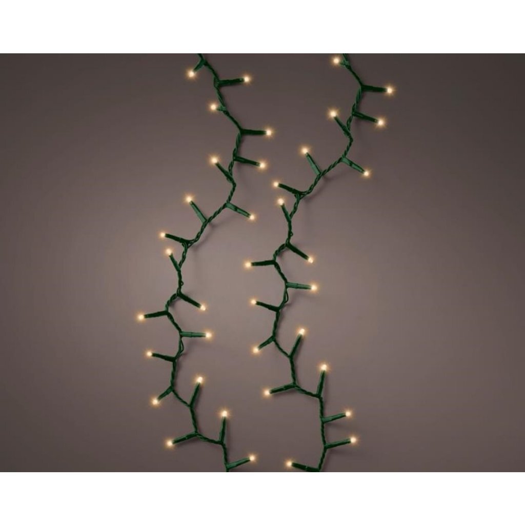 Lumineo Compact Kerstverlichting Binnen/Buiten 7.5M Groen 350 Leds Klassiek Warm Dimmer Timer