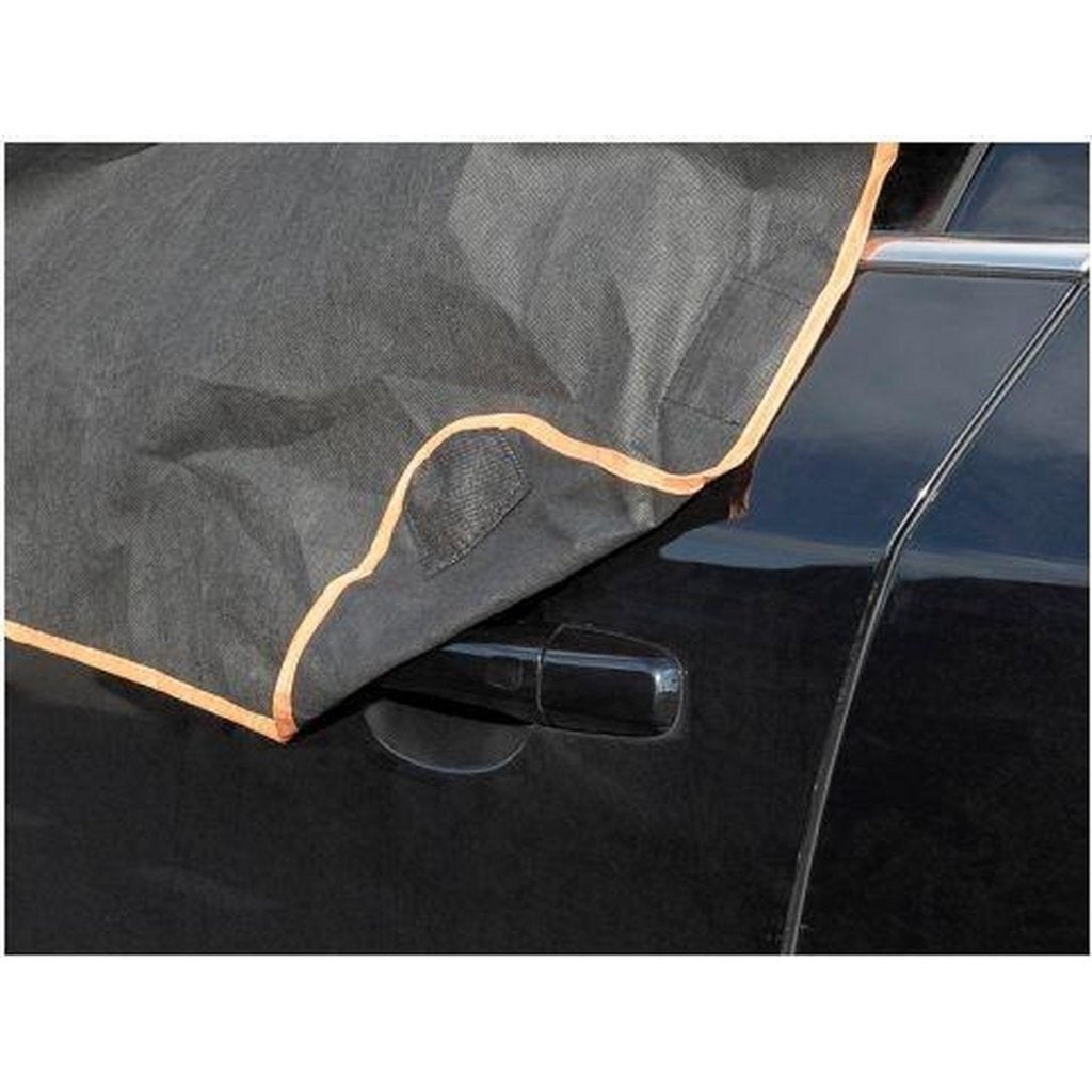 Proplus Raamafdekking Met Magneten 345X105 Cm Zwart/Oranje