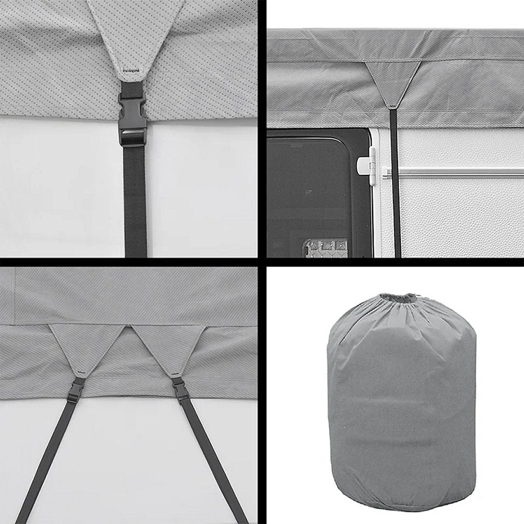 Proplus Caravan-Camperdakhoes 700X300 Cm Grijs