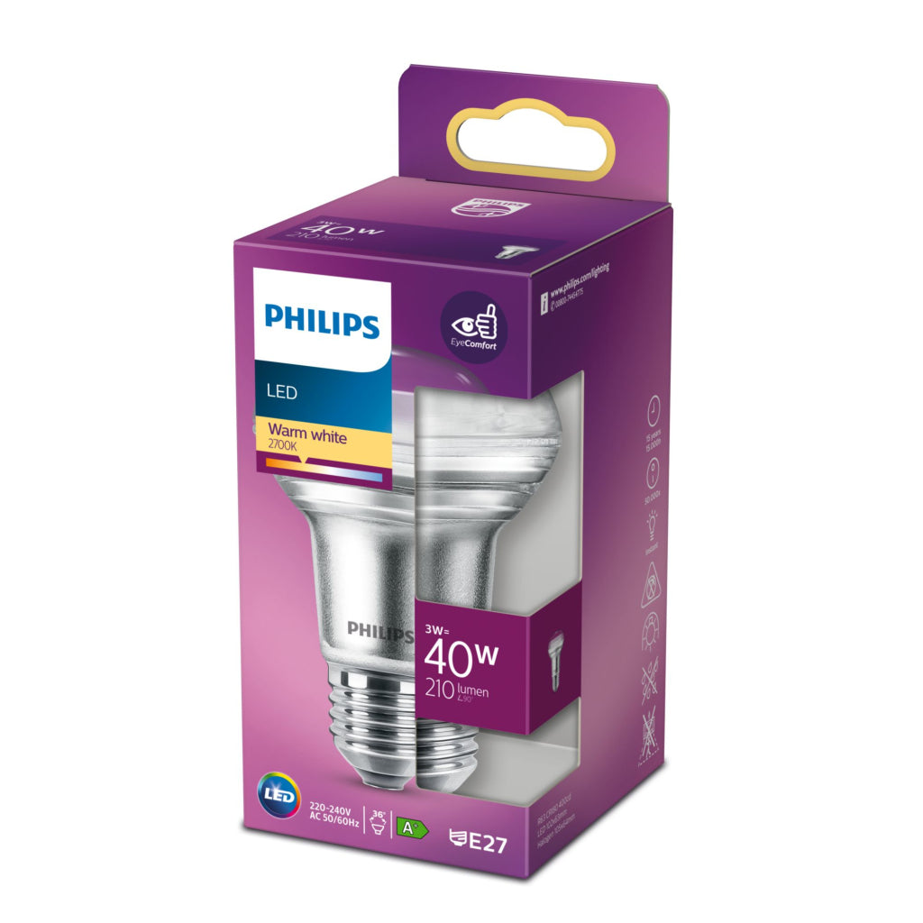 Philips Led Reflector 40W E27 Warm Wit