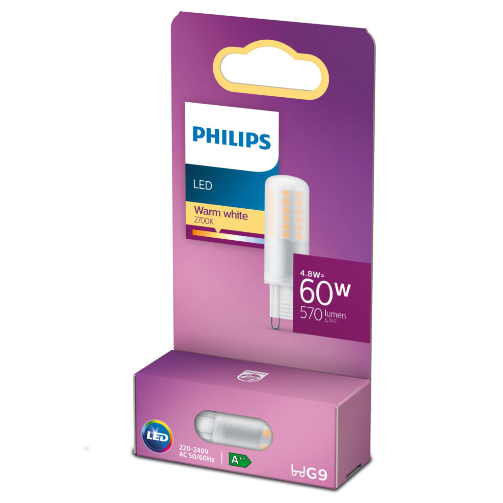 Philips Led Capsule 60W G9 Warm Wit