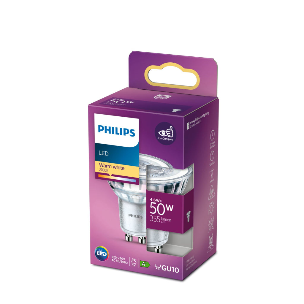 Philips Led Spot 50W Gu10 Warm Wit