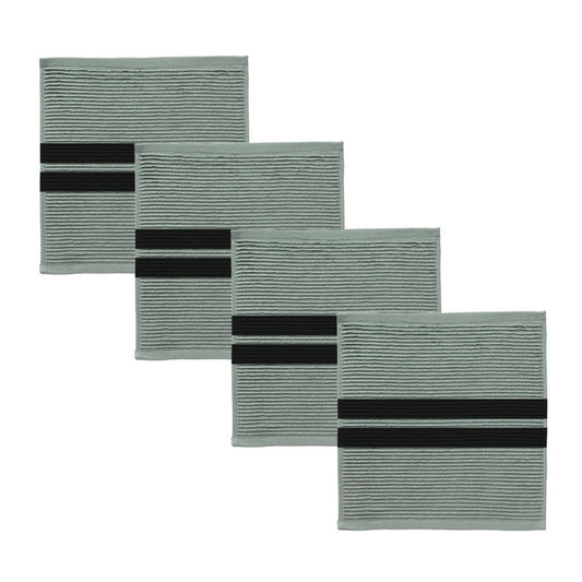 Overige Merken Ddddd Vaatdoeken 30X30 Cm 3 Stuks Groen/Zwart/Katoen