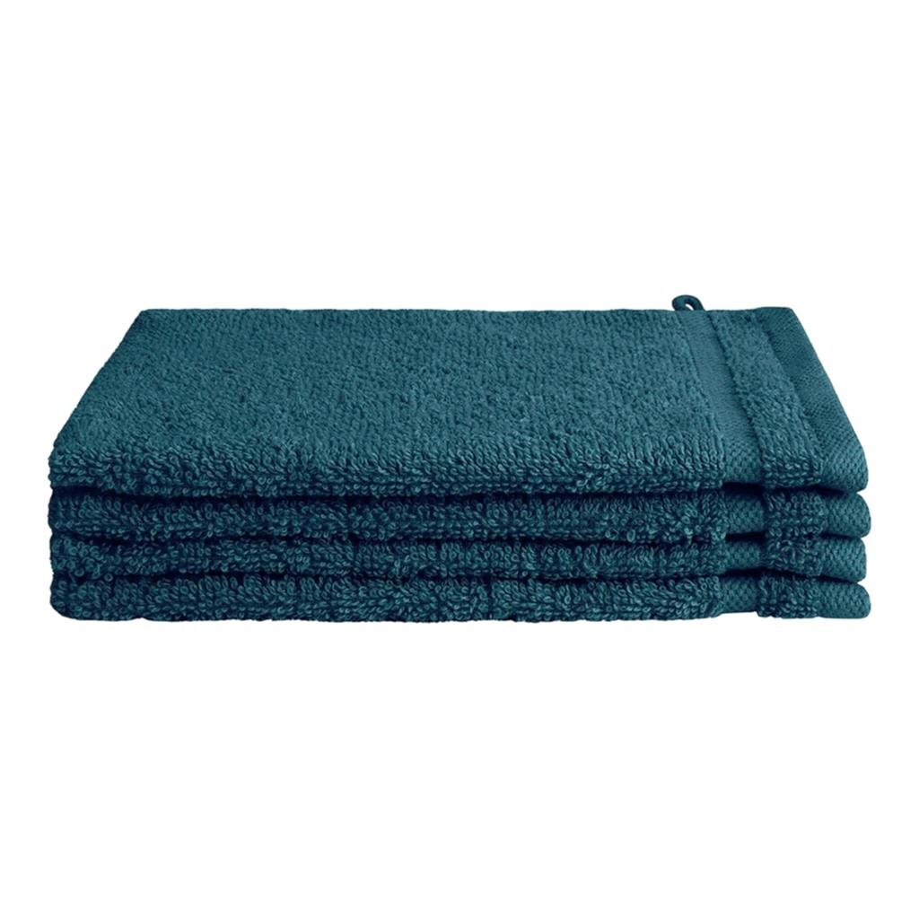 Overige Merken Byrklund Washandjes 16X21 Cm 4 Stuks Donkerblauw/Katoen