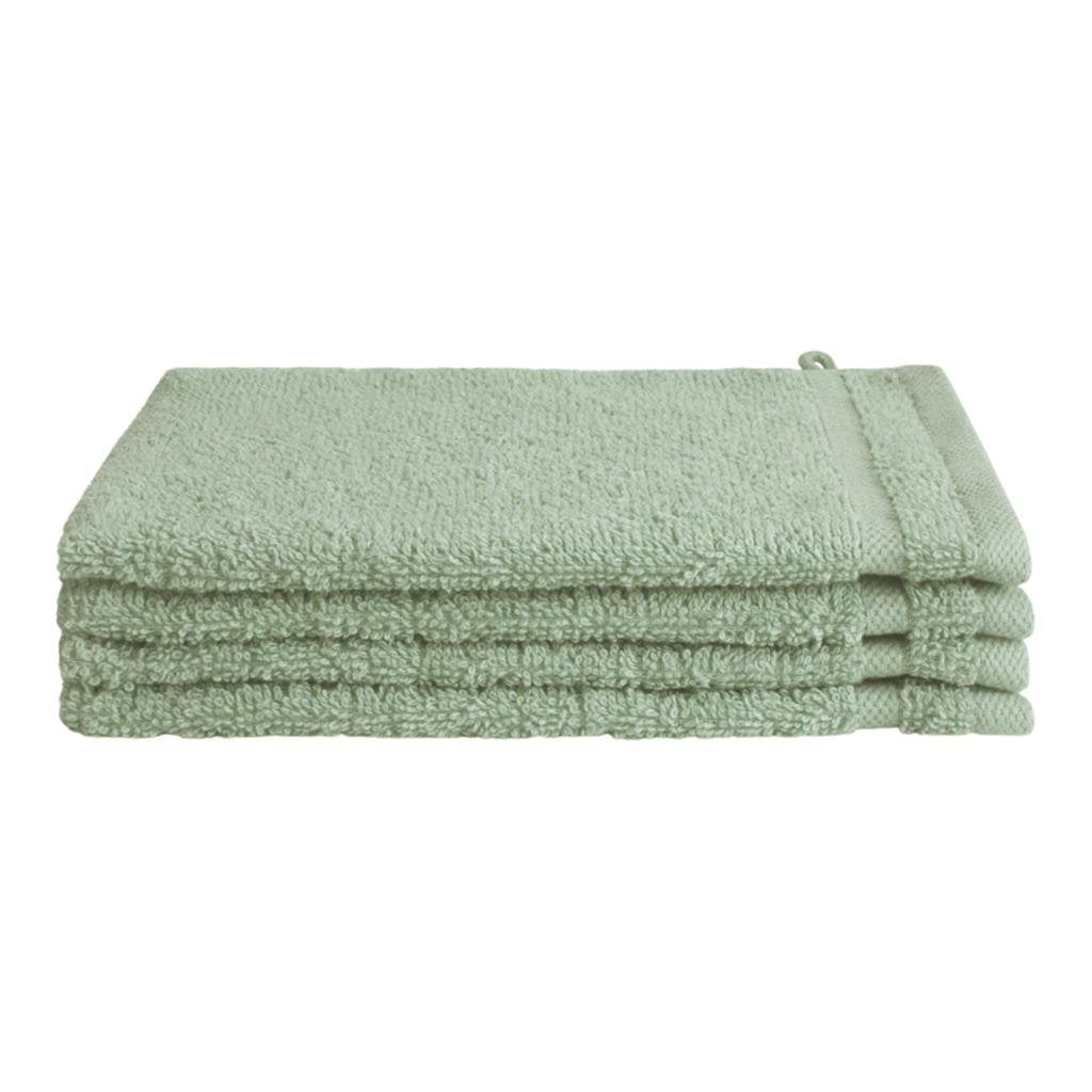 Overige Merken Byrklund Washandjes 16X21 Cm 4 Stuks Jade/Katoen