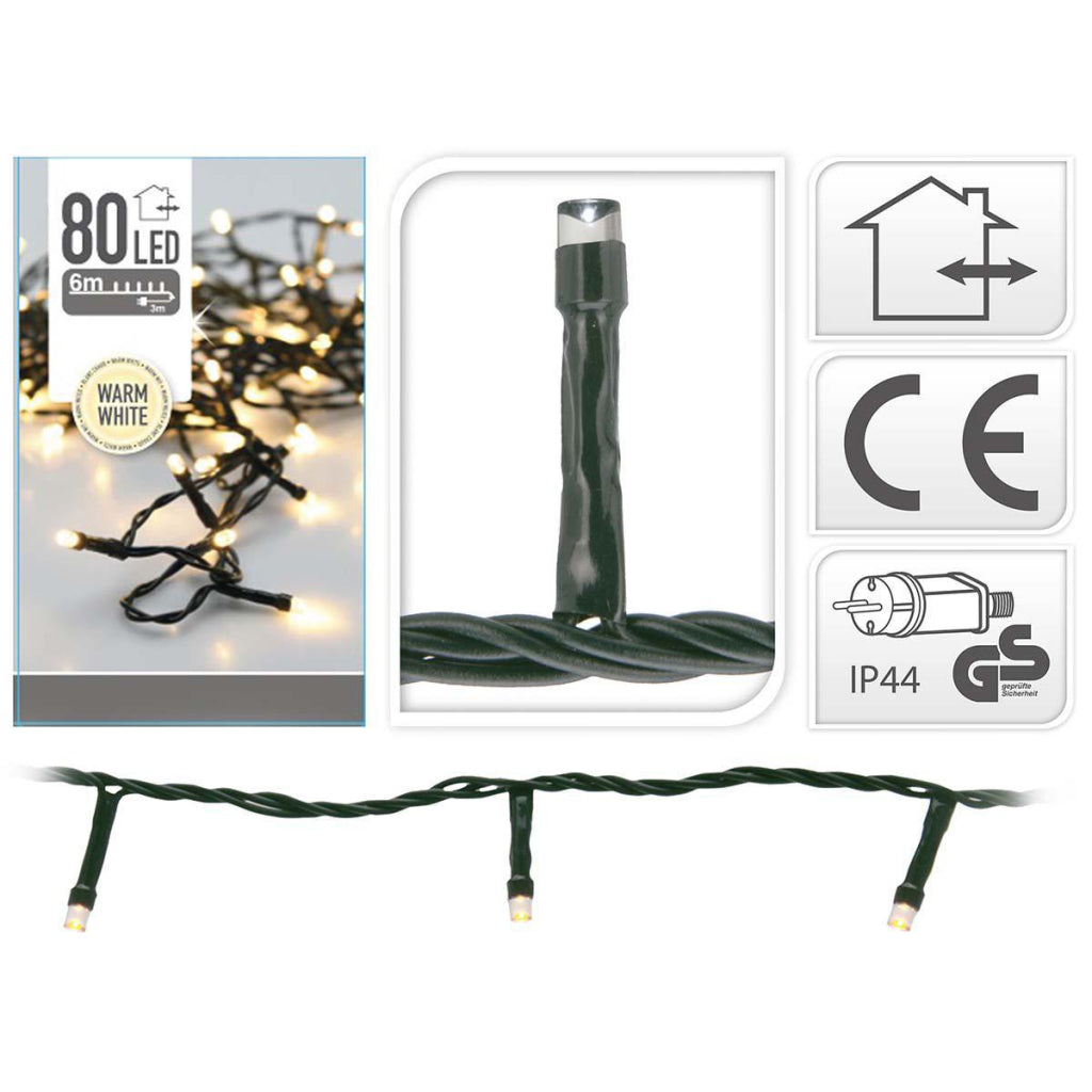 S.I.A. Kerstverlichting 9M 120 LED Lampjes IP44 Voorradig 1 - 2 werkdagen
