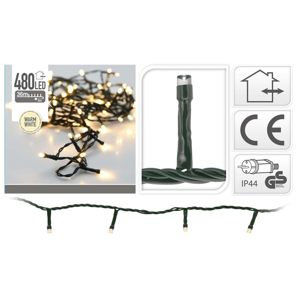 S.I.A. Kerstverlichting 54M 720 LED Lampjes IP44 Voorradig 1 - 2 werkdagen