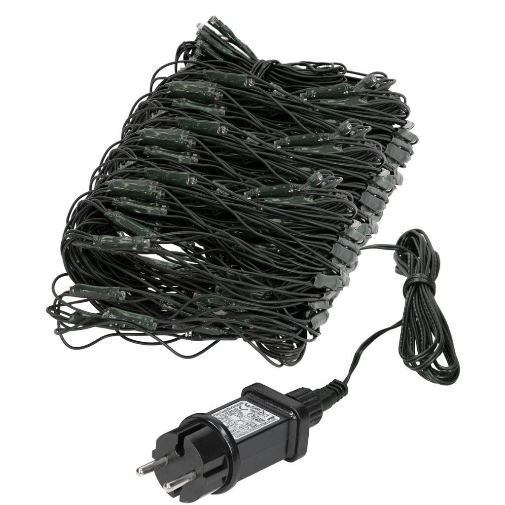 S.i.a. Led Netverlichting 300X150 Cm 320 Leds Warm Wit Licht Groen