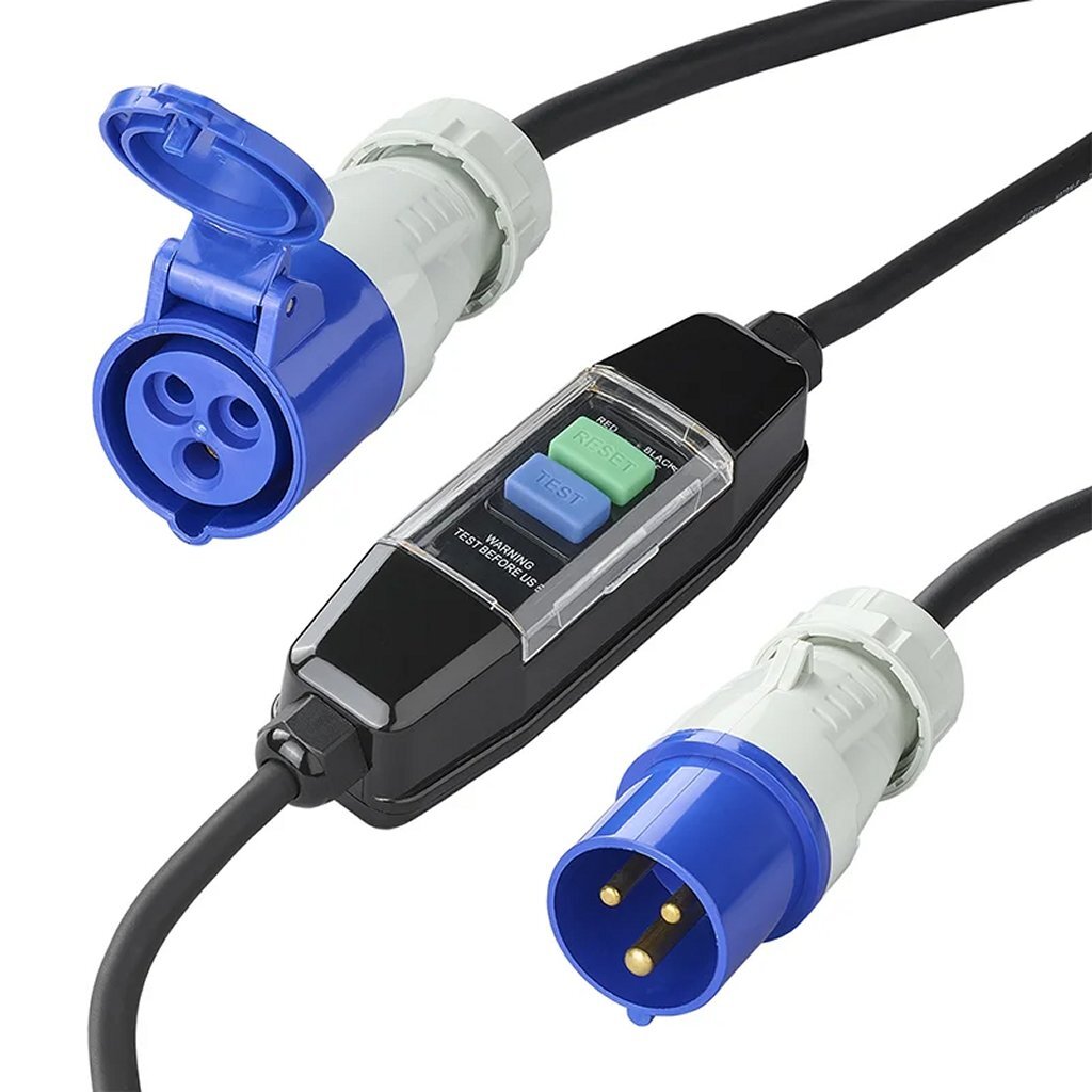 Proplus Verloopkabel 120 Cm 3X1,5 Mm&Sup2; Cee + Aardlekschakelaar