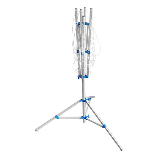 Proplus Droogmolen Met Voet + 3 Haringen Zilver/Blauw