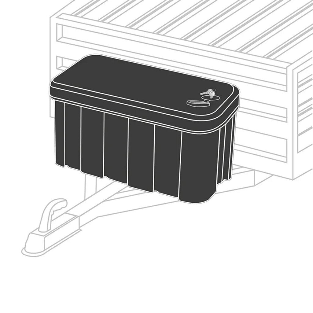 Proplus Opbergbox Dissel 25L 56.5X24.5X29 Cm Zwart