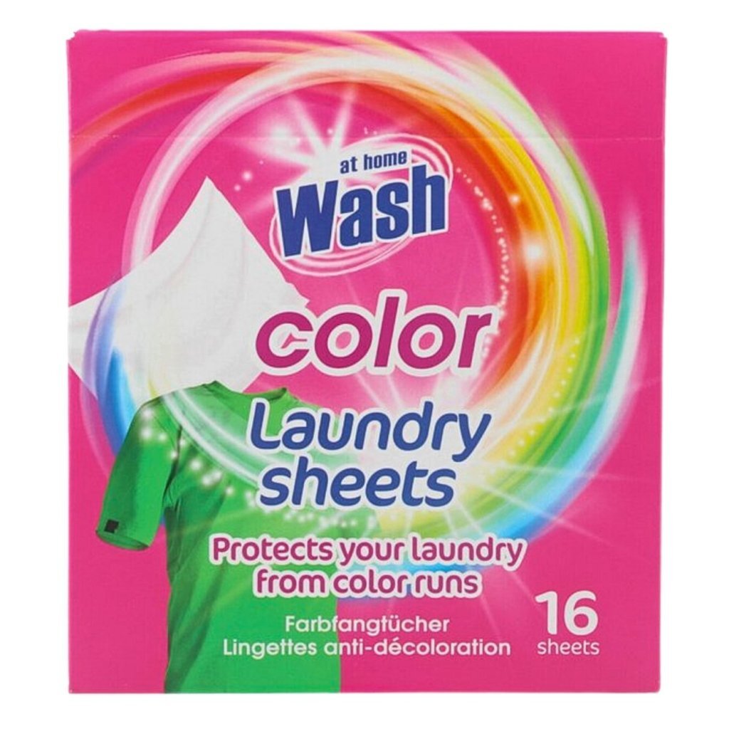 Overige Merken At Home Wasdoekjes Voor Gekleurde Was 12 Stuks