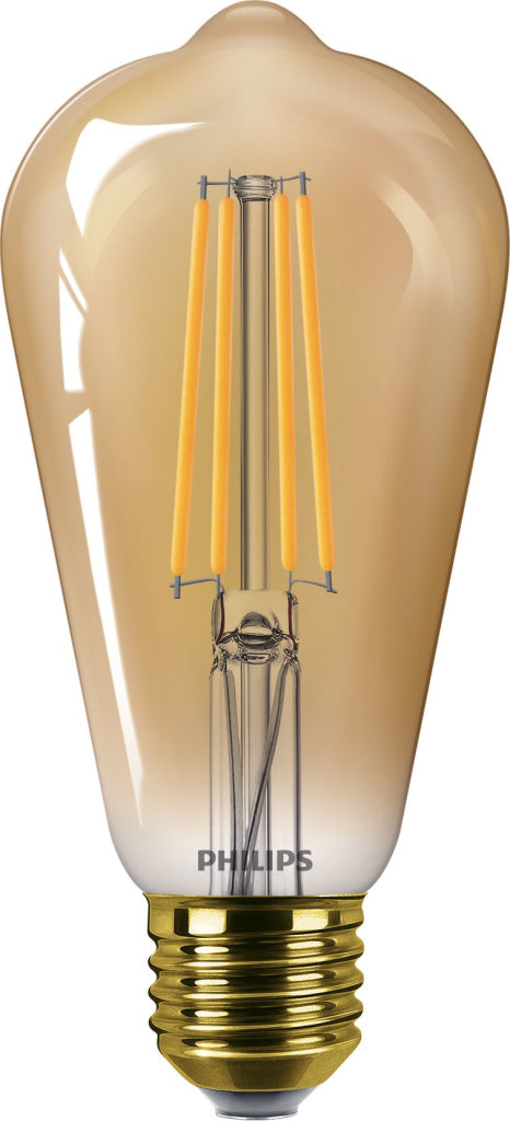 Philips Led Cl St64 Gld D 50W E27