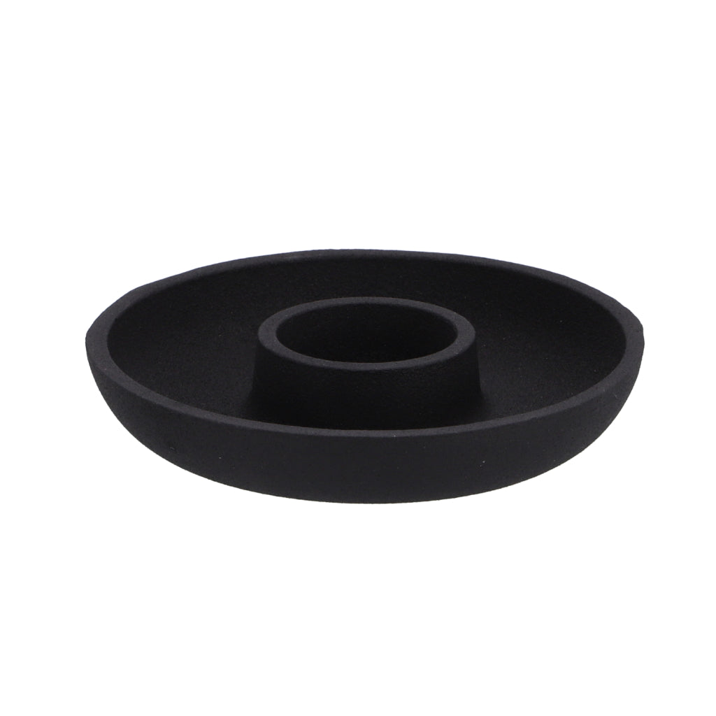 Overige Merken Kaarsenhouder Aluminium Black 13.5X13.5X2.5Cm
