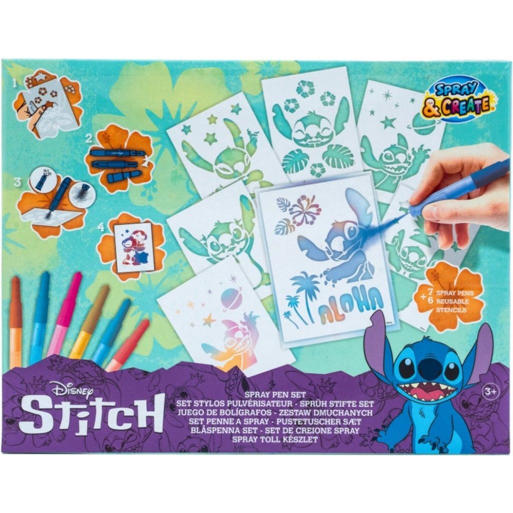 Disney Stitch Spraypen Set