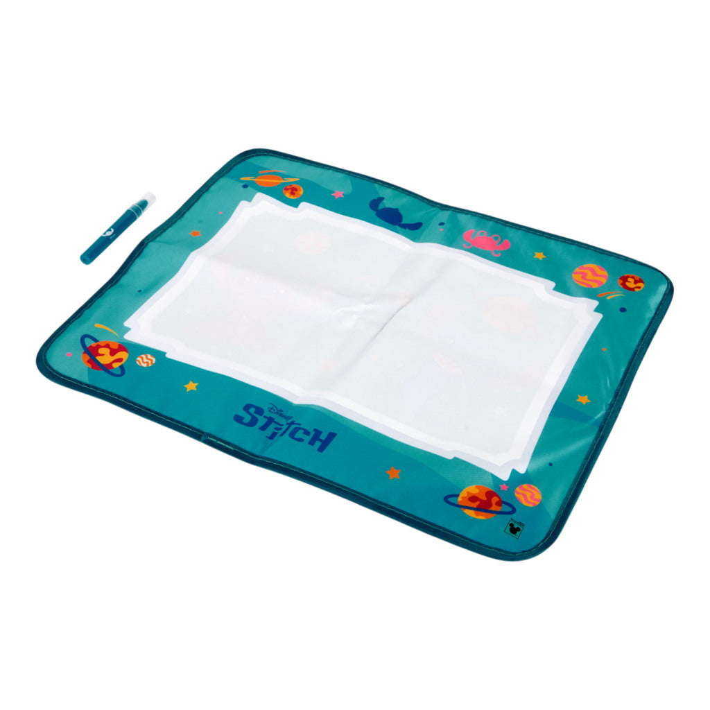 Disney Stitch Aqua Colouring Playmat