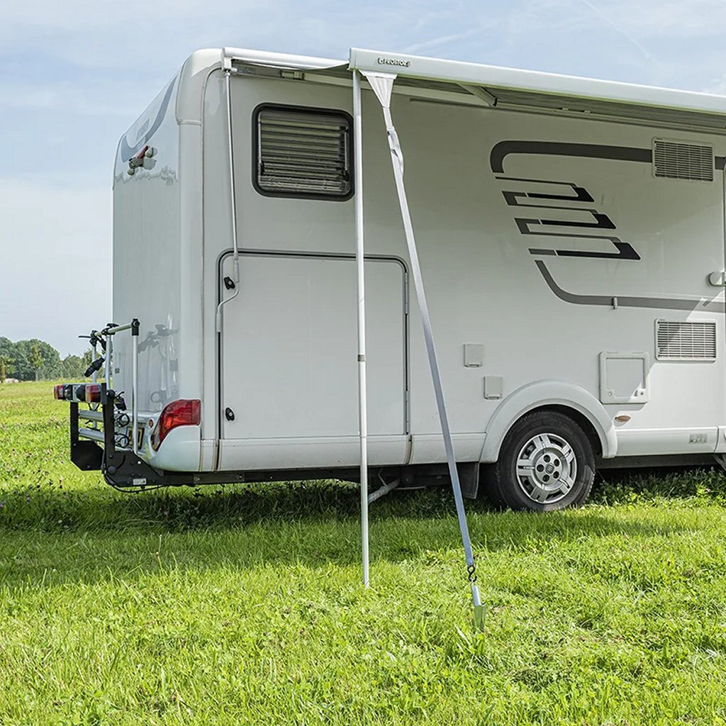 Proplus Stormbandset 2X 480 Cm + Peesbevestiging Voor Luifelrail