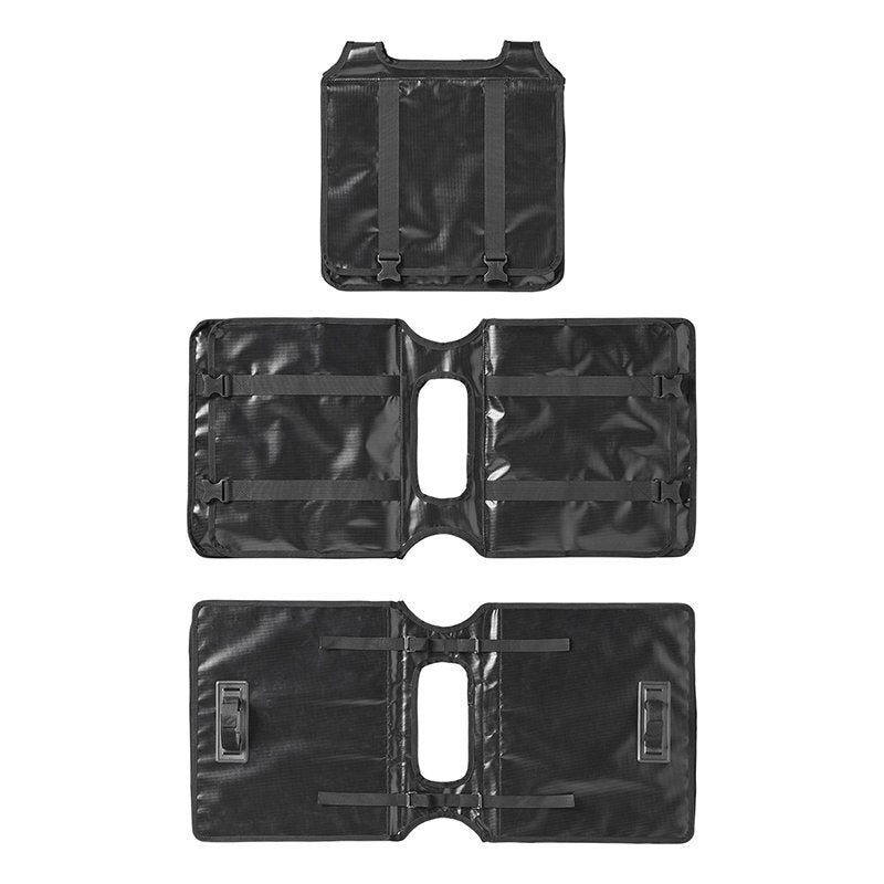 Proplus Fietstas Dubbel 40L Waterdicht Zwart