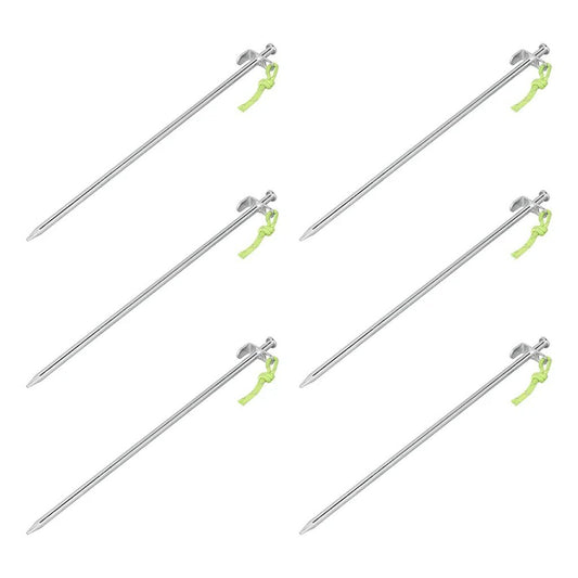 Proplus Heavy Duty Rotspen Met L-Haak 40 Cm Gegalvaniseerd Staal 6 Stuks