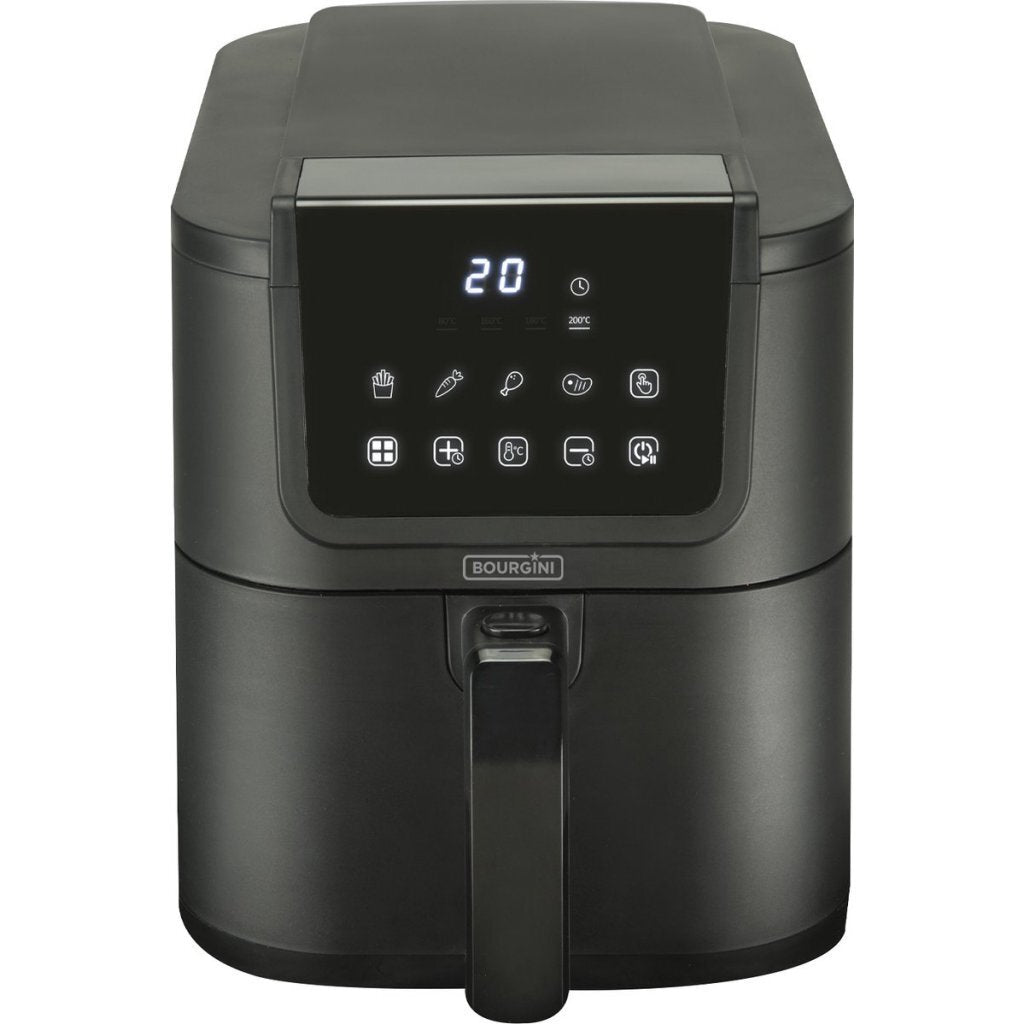 Bourgini Slimfit Airfryer Xl 5L 1500W Zwart