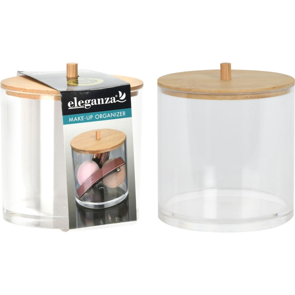 Eleganza Eleganze Make-Up Organizer Transparant/Bamboe
