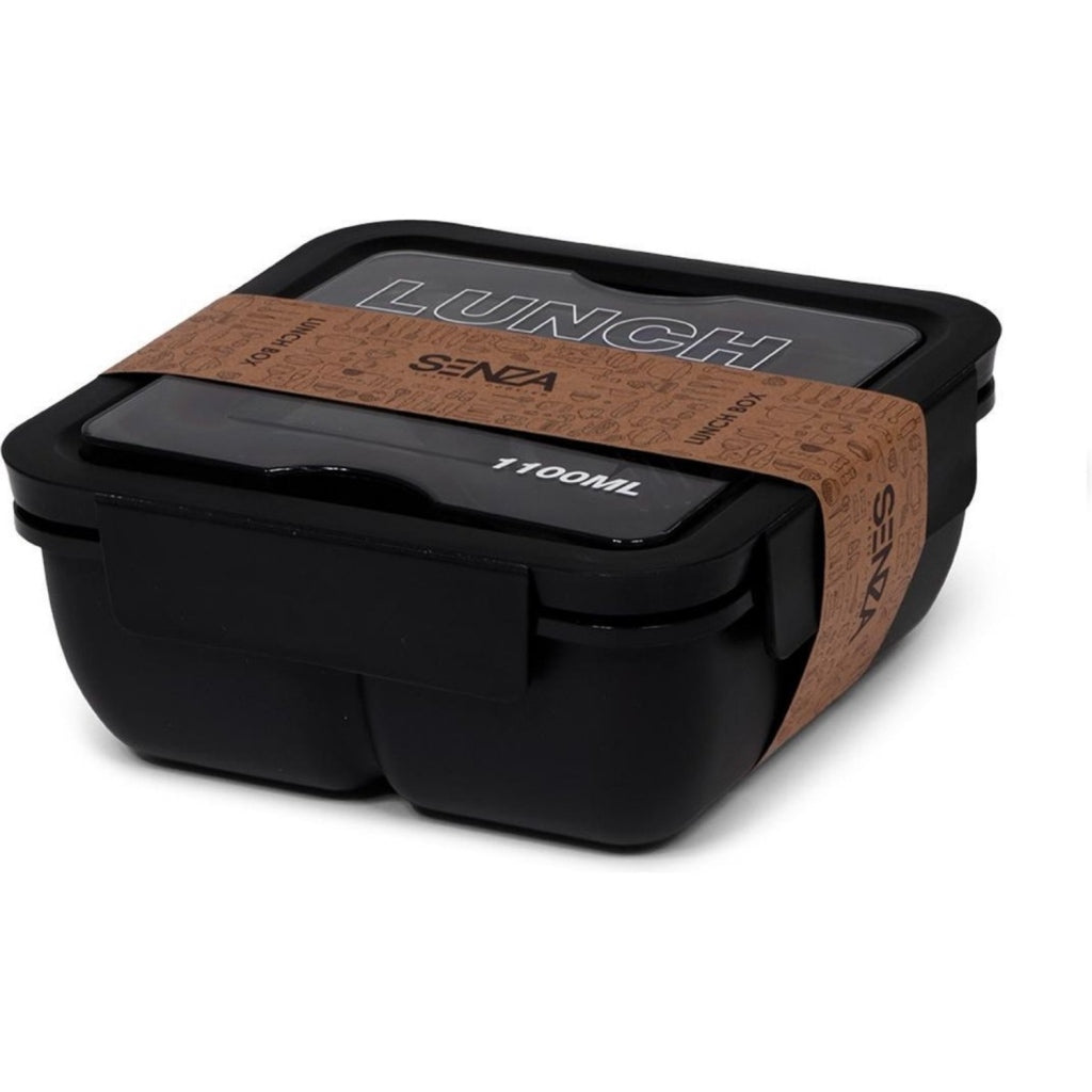 Senza Lunchbox 1100 Ml Zwart