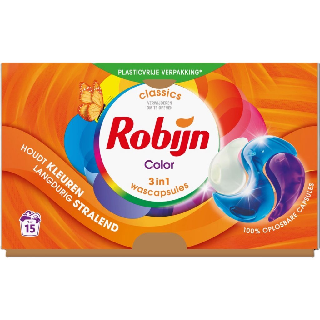 Overige Merken Robijn 3In1 Color Wascapsules 15 Stuks