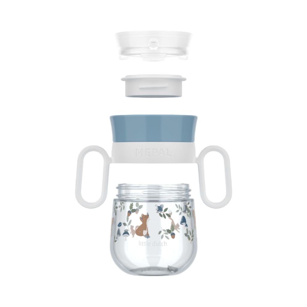 Mepal Little Dutch Forest Friends Oefenbeker Blauw/Wit