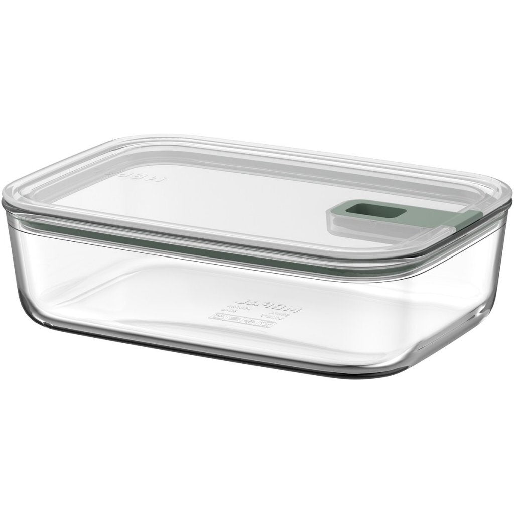Mepal Easyclip 2.0 Glazen Vershouddoos 1.5L Nordic Sage/Transparant