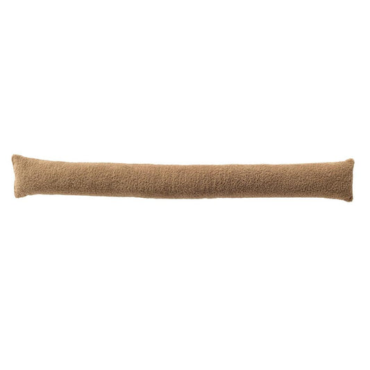 Overige Merken Tochtstopper 90X12 Cm Beige/Teddy Stof