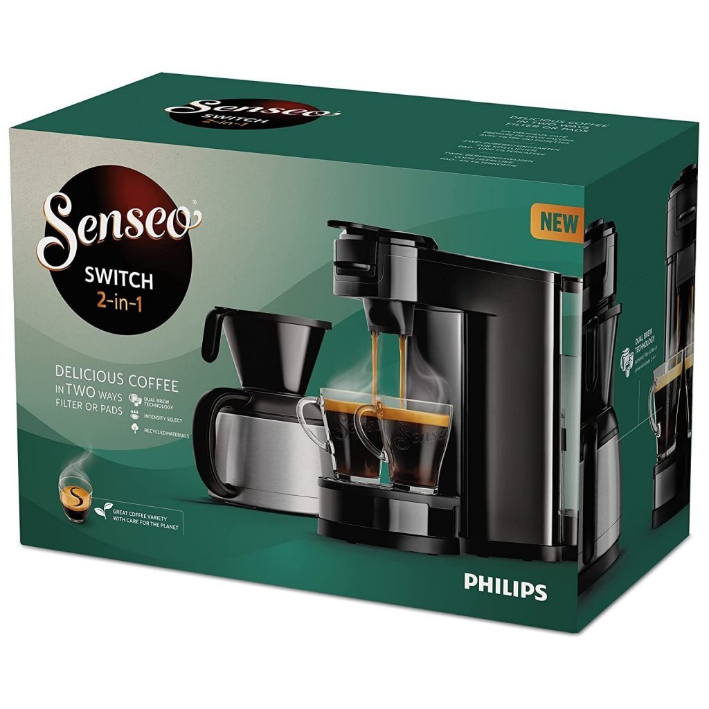Philips Hd6592/64 Senseo Switch Pad- En Filterkoffiezetapparaat Zwart