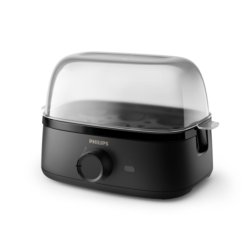Philips Hd9137/90 Eierkoker Voor 6 Eieren Zwart/Transparant