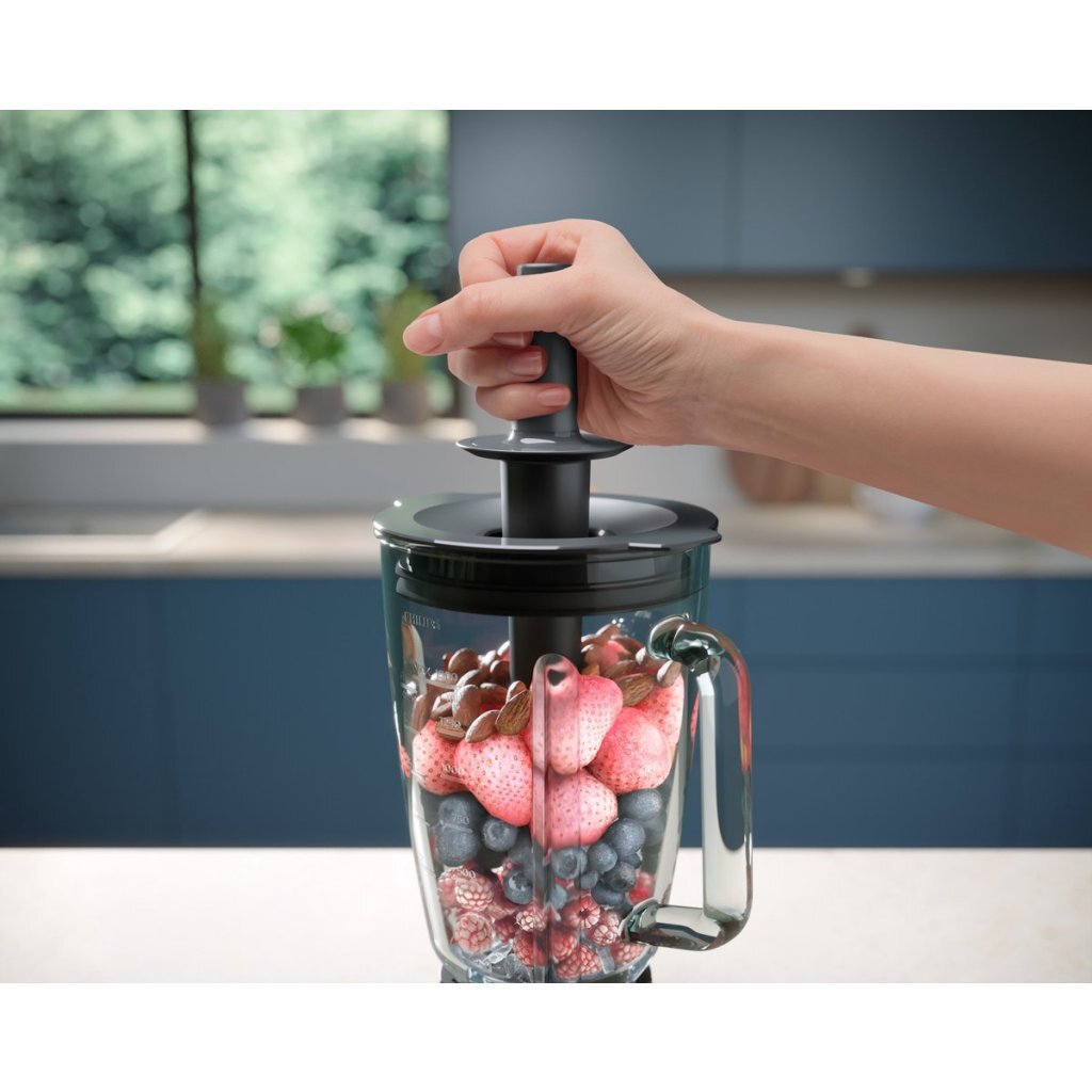 Philips Hr3040/00 Blender Zwart/Rvs
