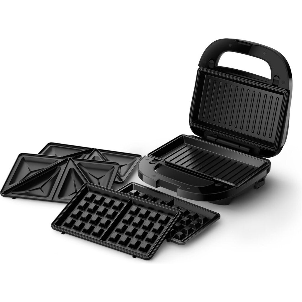 Philips Hd2350/80 5000 Series Tosti-Ijzer Zwart/Zilver