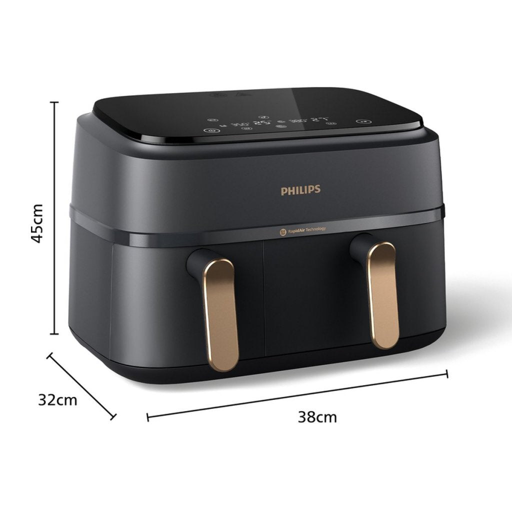 Philips Na352/04 3000 Serie Airfryer 9L 2750W Zwart/Goud