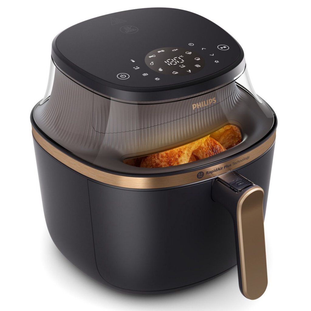 Philips Na332/00 Serie 3000 Airfryer 6.2L 1700W Zwart/Goud