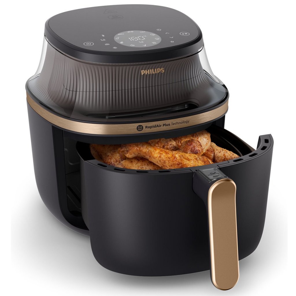Philips Na332/00 Serie 3000 Airfryer 6.2L 1700W Zwart/Goud