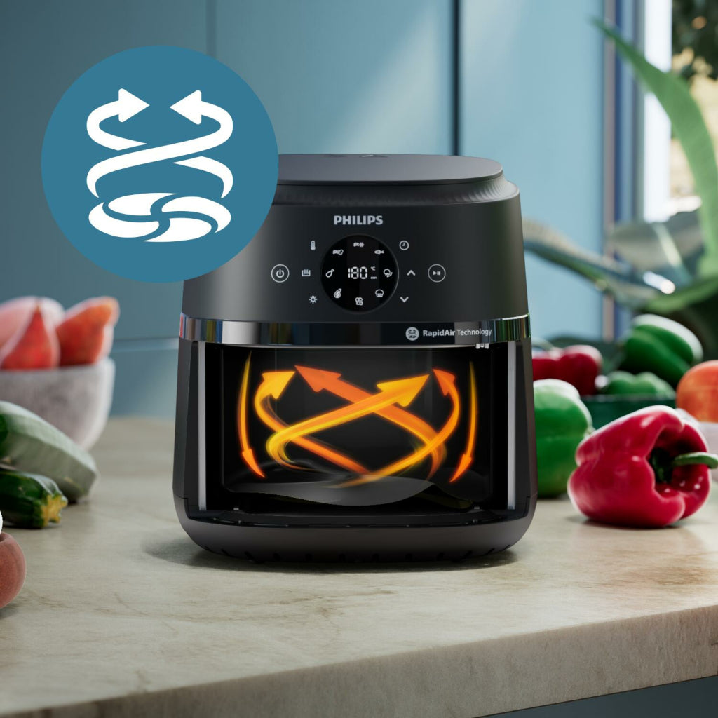 Philips Na221/00 Airfryer 4.2L 1500W Zwart/Zilver