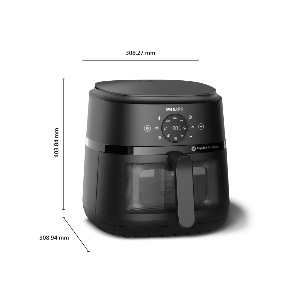 Philips Na231/00 Airfryer 6.2L 1700W Zwart/Zilver