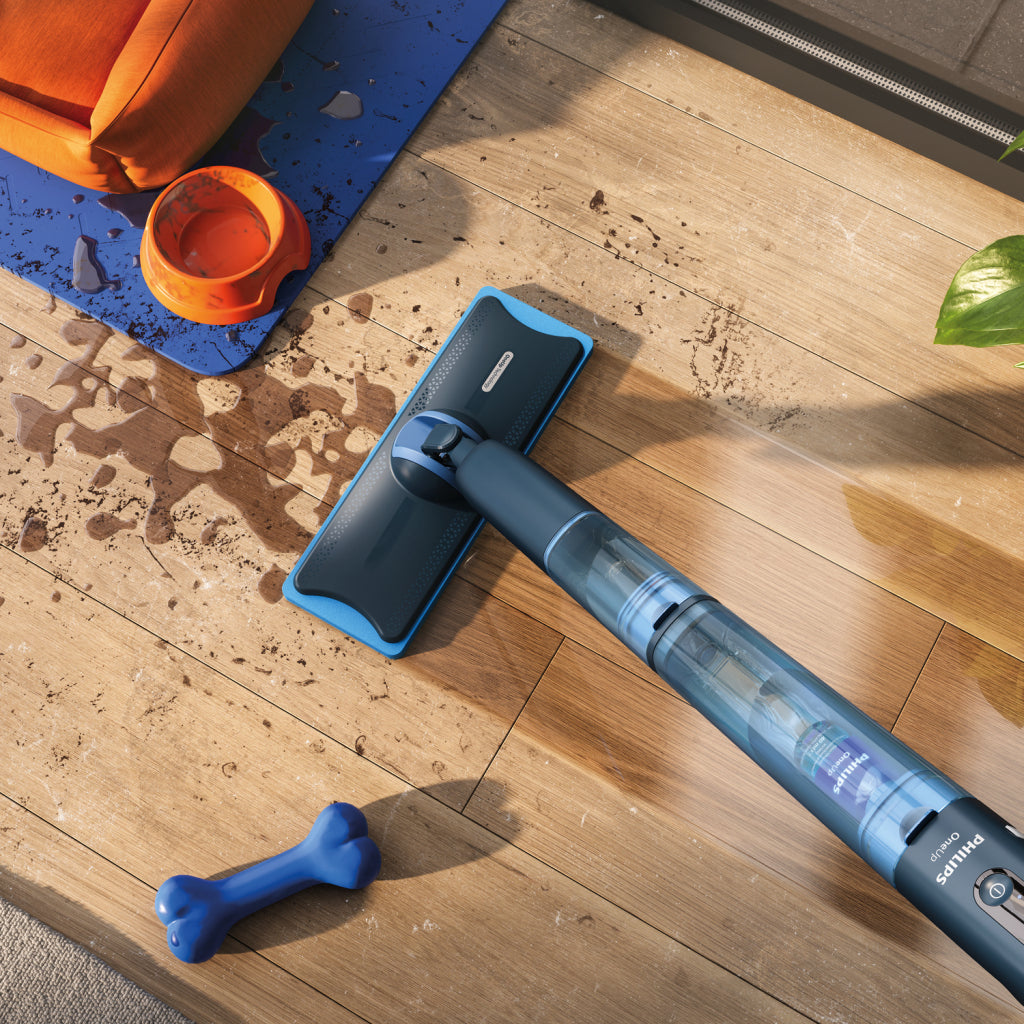 Philips Xv5113/01 Oneup 5000 Elektrische Dweil Blauw