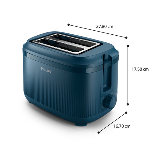 Philips Hd2511/70 Broodrooster Elias Malibu Blue