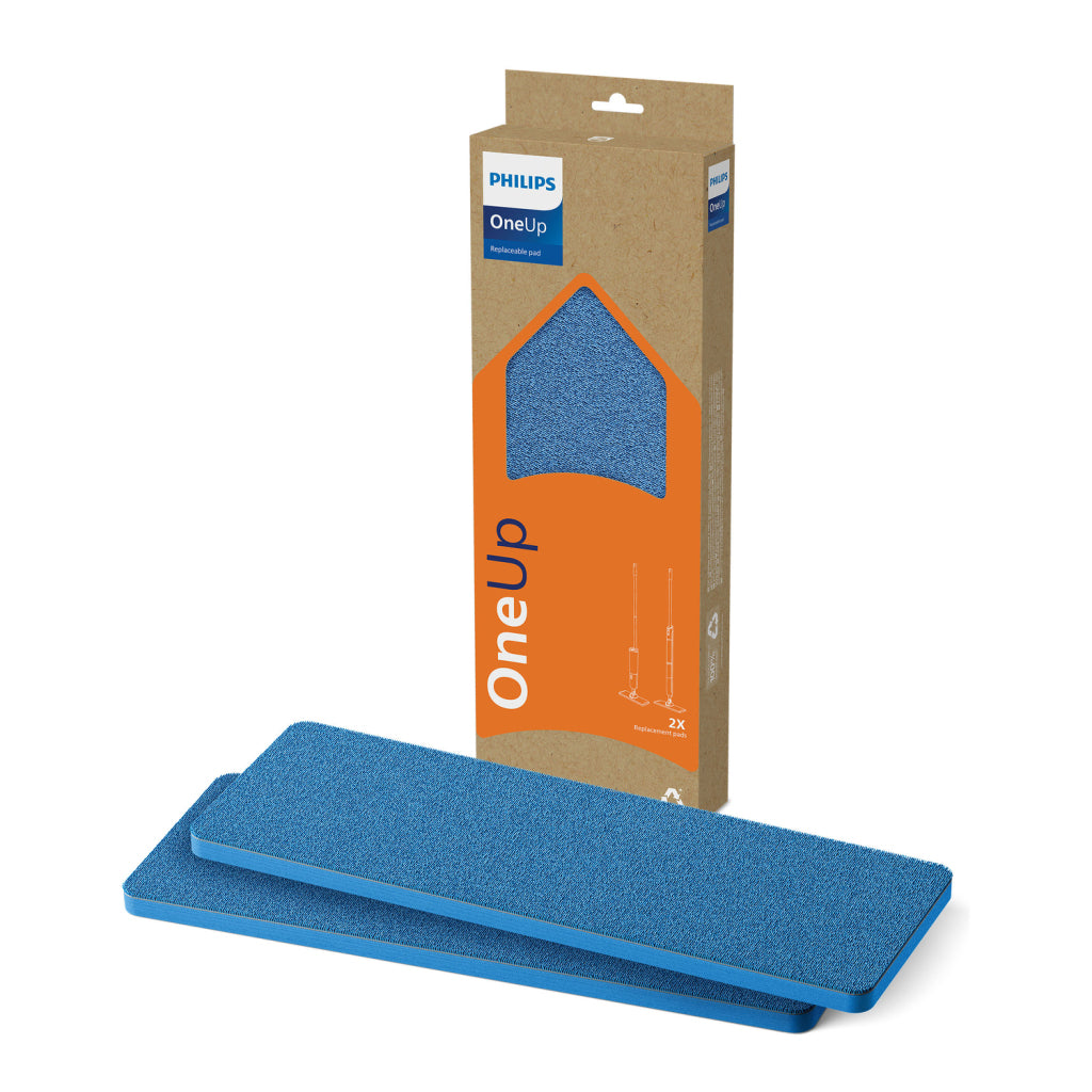 Philips Xv1882/20 Oneup Vervangbare Dweildoek 35X12 Cm 2 Stuks Blauw