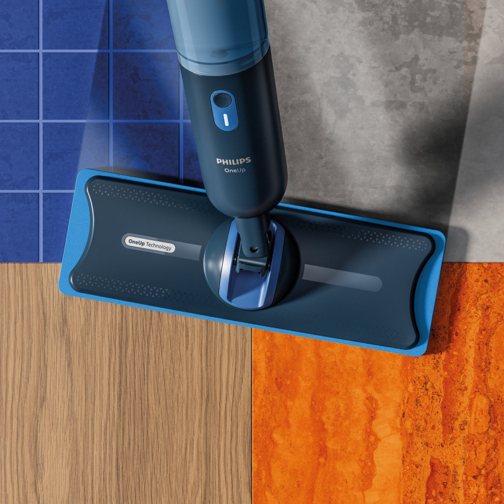 Philips Xv1882/10 Oneup Vervangbare Dweildoek 35X12 Cm Blauw